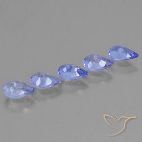 Pedras preciosas de Tanzanita Azul médio natural de 2.24 ct, Formato de pêra, VS