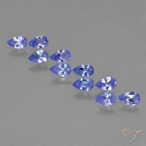 1.86ctw Natural Azul profundo Tanzanita, Formato de pêra, VS