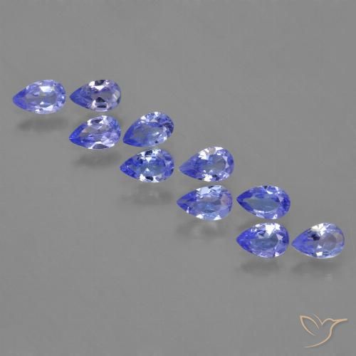 1.93ctw Natural Azul Violeta Profundo Tanzanita, Formato de pêra, VS