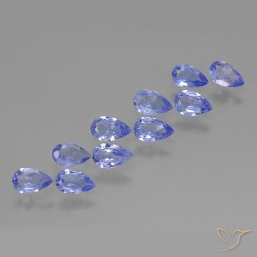 1.95ctw Natural Azul Violeta Intenso Tanzanita, Formato de pêra, VS