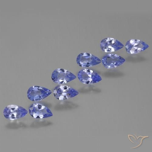 1.93ctw Natural Azul Violeta Intenso Tanzanita, Formato de pêra, VS