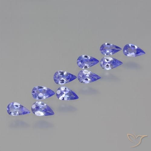1.81ctw Natural Azul Violeta Intenso Tanzanita, Formato de pêra, VS
