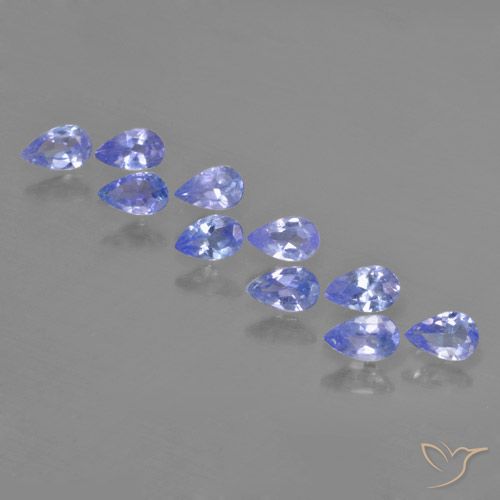 1.76ctw Natural Azul Violeta Intenso Tanzanita, Formato de pêra, VS