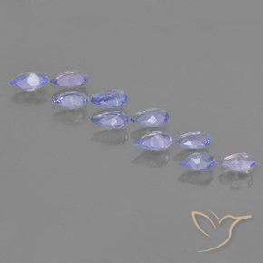 Pedras preciosas de Tanzanita Azul profundo natural de 1.72 ct, Formato de pêra, VS