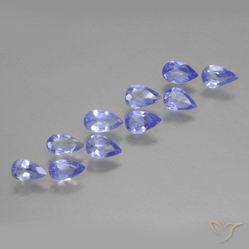 1.51ctw Natural Azul Violeta Intenso Tanzanita, Formato de pêra, VS