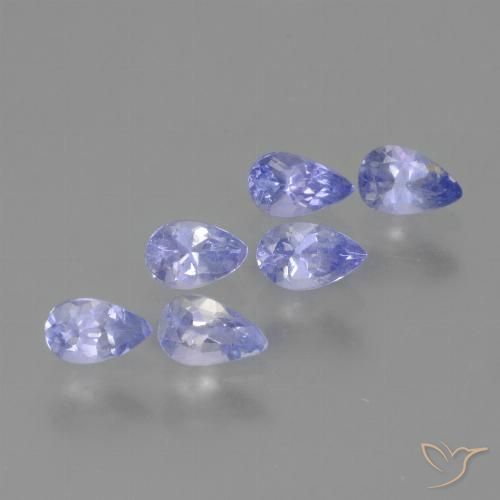 1.55ctw Natural Azul médio Tanzanita, Formato de pêra, VS