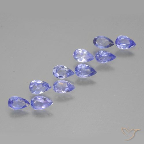 1.81ctw Natural Violeta azulado Tanzanita, Formato de pêra, VS