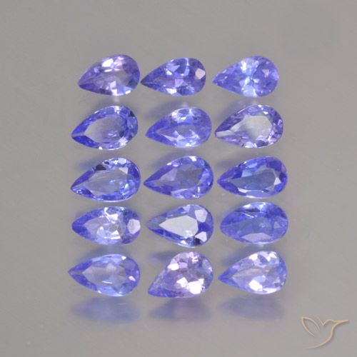 2.70ctw Natural Azul Violeta Intenso Tanzanita, Formato de pêra, VS