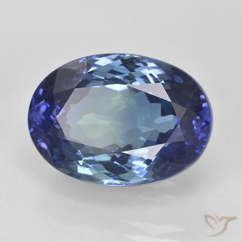 Tanzanita Azul verdadeiro Natural 11.65ct, oval, VVS