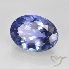 Tanzanita Azul marinho médio Natural 6.82ct, oval, VVS