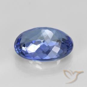 Tanzanita Azul marinho médio Natural 6.82ct, oval, VVS