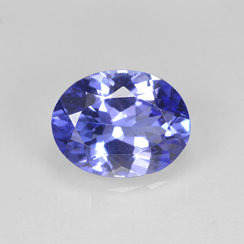 Tanzanita Violeta Azul Natural 2.44ct, Corte Oval, VVS-VS