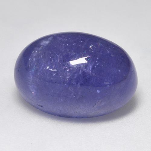 Tanzanita violeta natural 22,10ct, corte oval, translúcido