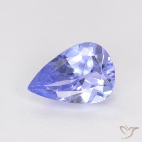0.47ct Natural Violeta Azul Tanzanita, Formato de pêra, VS