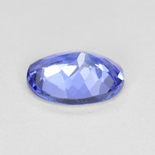 Tanzanita azul natural 0,62ct, corte oval, VS