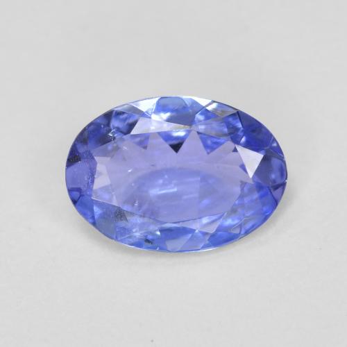 Tanzanita azul natural 0,52ct, corte oval, VS