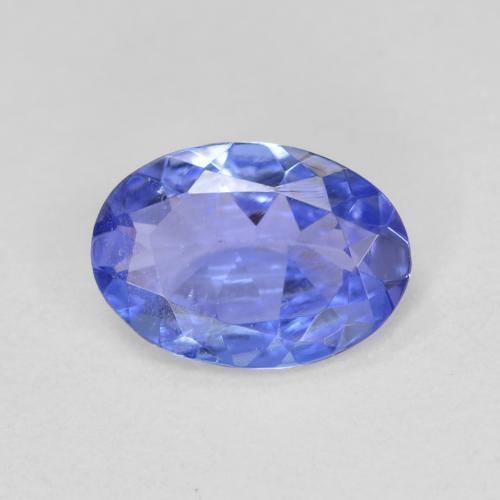 Tanzanita azul natural 0,52ct, corte oval, VS