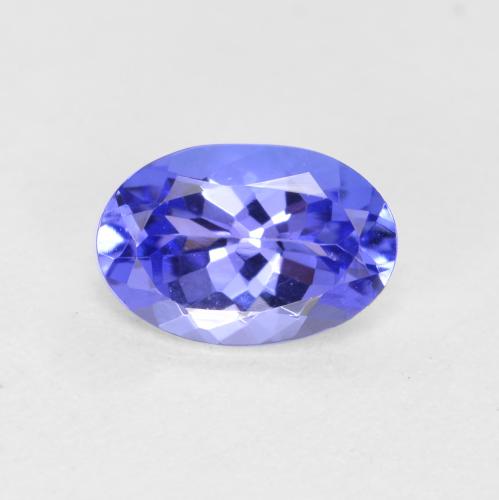 Tanzanita Violeta Azul Natural 0.59ct, Corte Oval, VVS