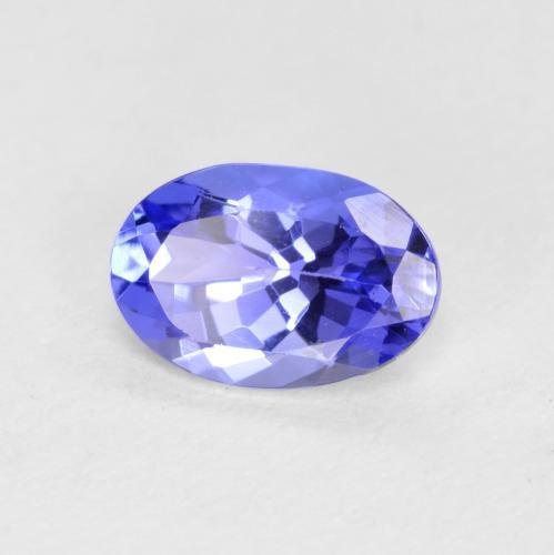 Tanzanita Violeta Azul Natural 0.59ct, Corte Oval, VVS