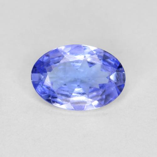 Tanzanita Violeta Azul Natural 0.45ct, Corte Oval, VVS