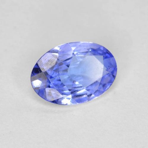 Tanzanita Violeta Azul Natural 0.45ct, Corte Oval, VVS