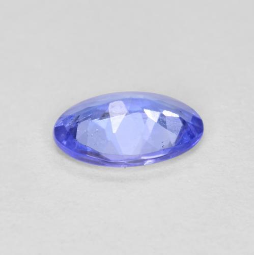 Tanzanita Violeta Azul Natural 0.45ct, Corte Oval, VVS