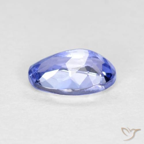 Tanzanita azul natural 0,51ct, corte oval, VS