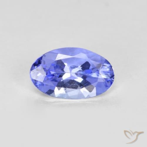 0.39ct Natural Azul médio Tanzanita, oval, VS