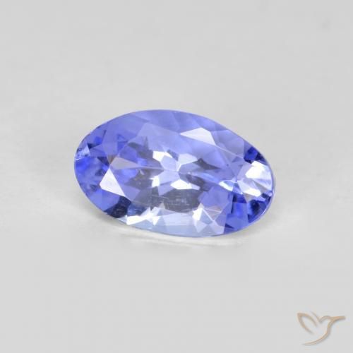 Tanzanita Azul médio Natural 0.39ct, oval, VS
