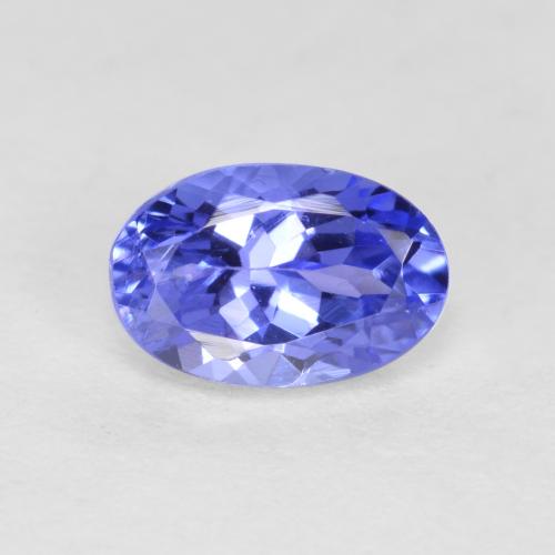 Tanzanita Azul Violeta Profundo Natural 0.66ct, Corte Oval, VS
