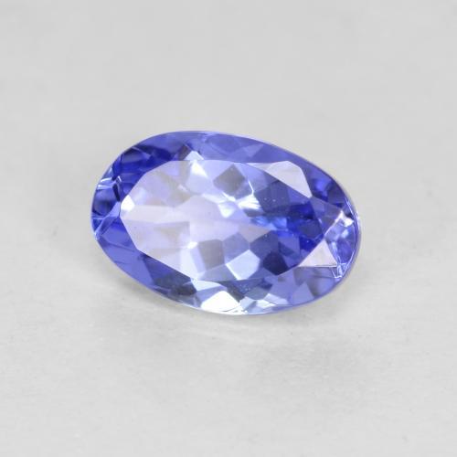 Tanzanita Azul Violeta Profundo Natural 0.54ct, Corte Oval, VVS-VS