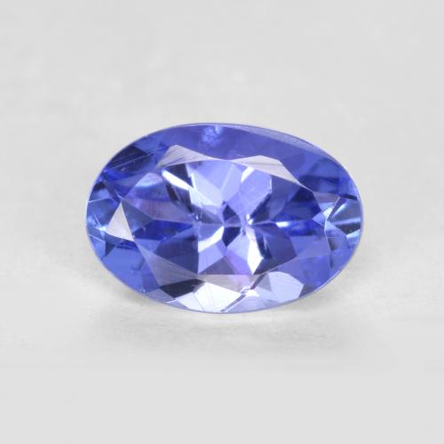 Tanzanita Azul Violeta Profundo Natural 0.58ct, Corte Oval, VS-SI