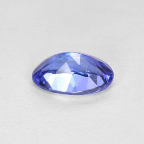 Tanzanita azul natural 0,42ct, corte oval, VVS-VS