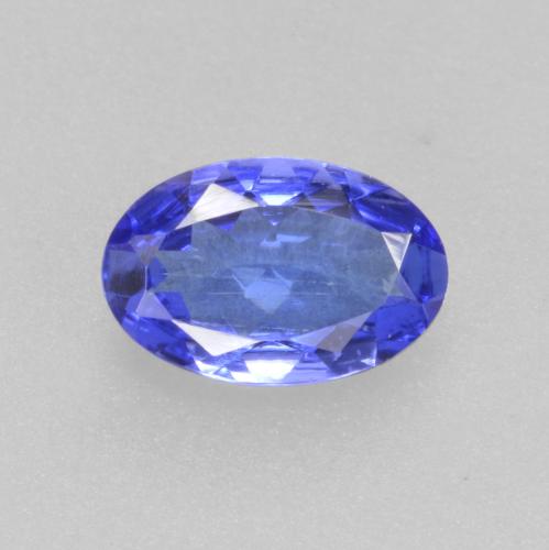 Tanzanita azul natural 0,41ct, corte oval, VS-SI