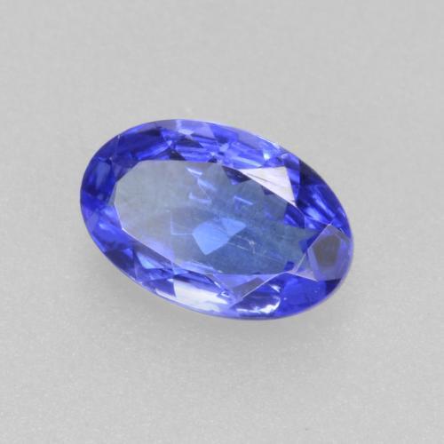 Tanzanita azul natural 0,41ct, corte oval, VS-SI
