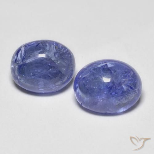 Tanzanita azul de 6,92 quilates, corte oval de 9,8 x 8,1 mm da Tanzânia, Photo A
