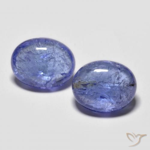 6.45ctw Natural Azul Violeta Intenso Tanzanita, oval, Transparente