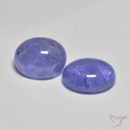 Pedras preciosas de tanzanita azul natural de 4,53 ct, corte oval, transparente