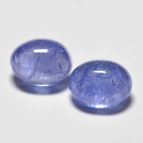 Pedras preciosas de Tanzanita Azul profundo natural de 5.48 ct, Corte Oval, Transparente