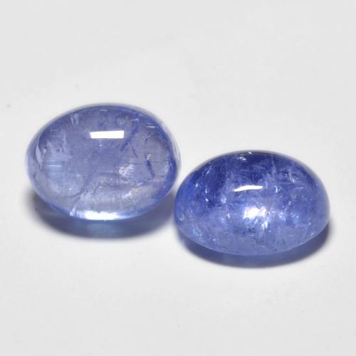 Pedras preciosas de Tanzanita Azul profundo natural de 5.48 ct, Corte Oval, Transparente