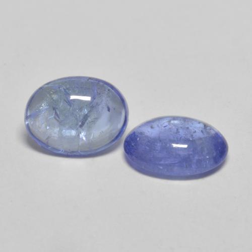 Pedras preciosas de Tanzanita azul intenso natural de 2.44 ct, Corte Oval, Transparente