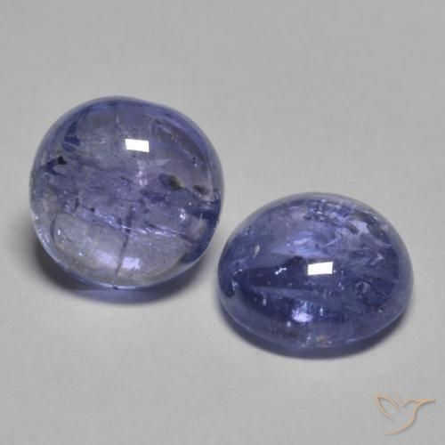 Pedras preciosas de Tanzanita Azul prateado natural de 2.01 ct, Redondo, Transparente