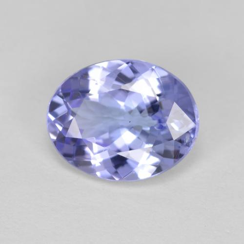 Tanzanita azul natural 1,91ct, corte oval, VVS-VS