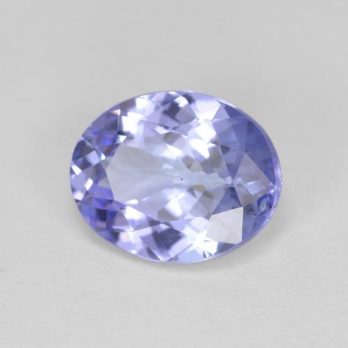 Tanzanita azul natural 1,91ct, corte oval, VVS-VS