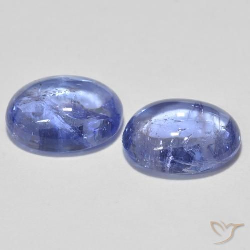 Pedras preciosas de Tanzanita Azul claro natural de 3.04 ct, oval, Transparente