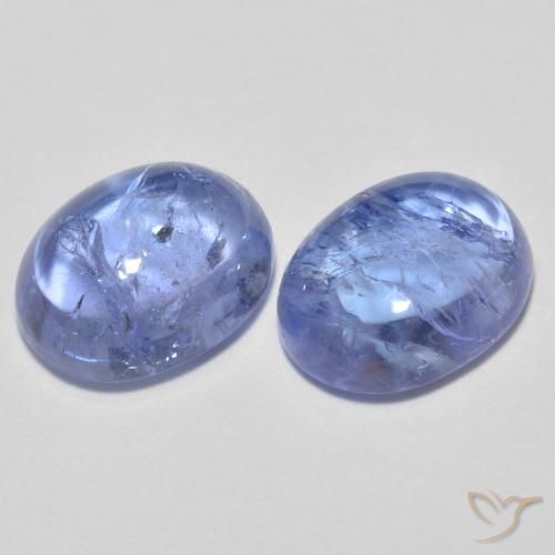 3.64ctw Natural Azul púrpura claro Tanzanita, oval, Transparente