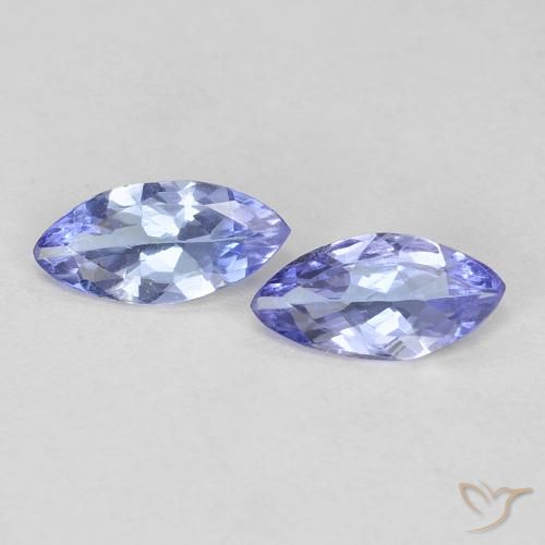 0.57ctw Natural Azul Violeta Intenso Tanzanita, Marquesa, VVS-VS