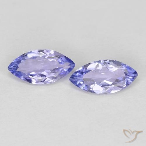 0.64ctw Natural Violeta Brilhante Tanzanita, Marquesa, VVS-VS