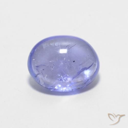 1.50ct Natural Azul Violeta Intenso Tanzanita, oval, Transparente