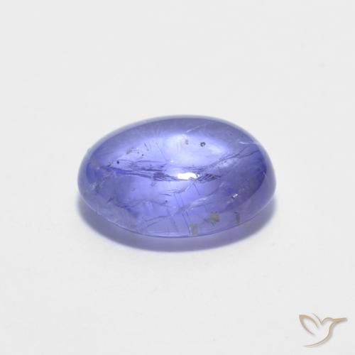 Tanzanita Azul Violeta Intenso Natural 1.50ct, oval, Transparente